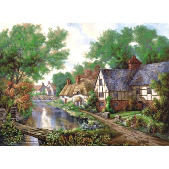 Anatolisches Dorf am Flussufer Puzzle 1000 Teile