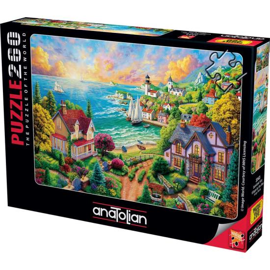 Anatolisches Dorf am Meer Puzzle 260 Teile