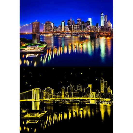 Anatolisches Brooklyn Bridge Neon-Puzzle 1000 Teile