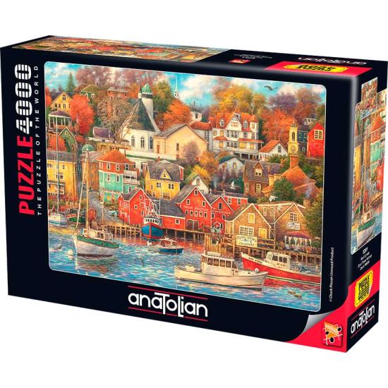 Anatolischer Puzzle-Port in den guten Zeiten mit 4000 Teilen Anatolischer Puzzle-Port in den guten Zeiten mit 4000 Teilen