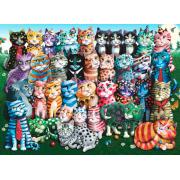Anatolisches Katzenfamilientreffen-Puzzle, 1000 Teile