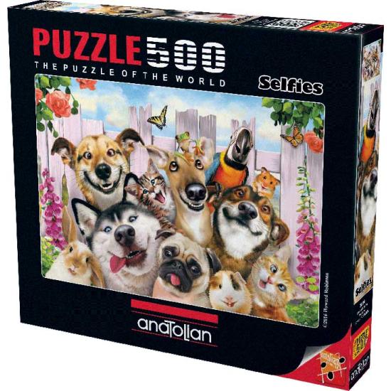 Anatolisches Welpen-Selfie-Puzzle 500 Teile