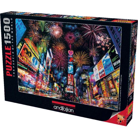 Anatolisches Puzzle Times Square, New York mit 1500 Teilen