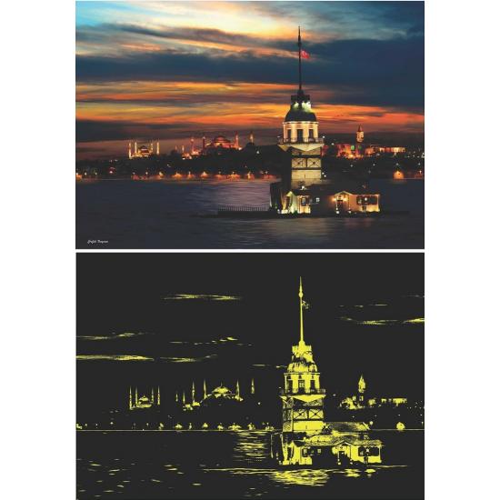 Puzzle Anatolischer Jungfrauenturm, Istanbul, Türkiye von 100