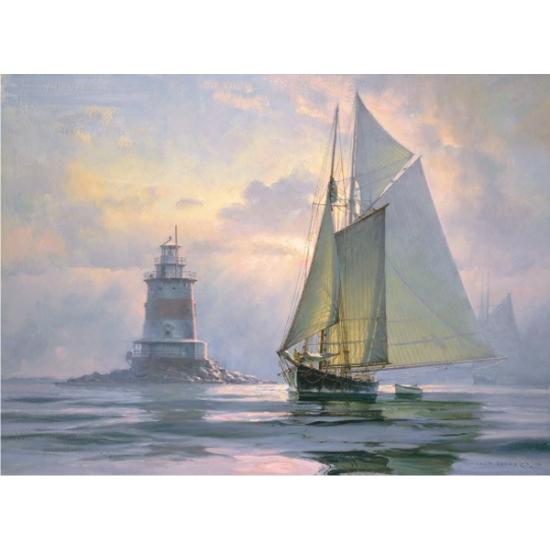 Anatolisches Puzzle Segelboot im Nebel 1000 Teile