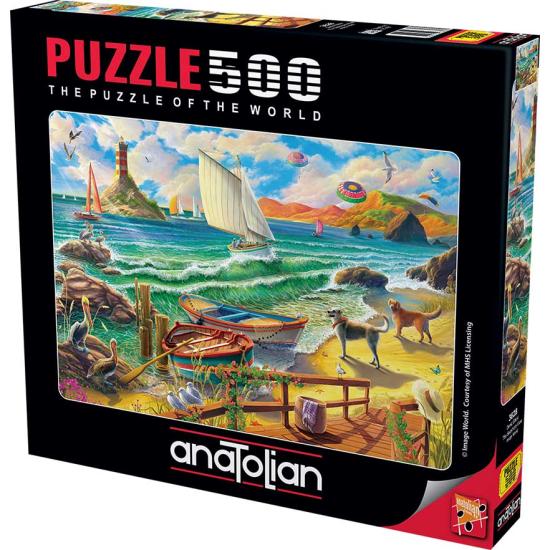 Anatolian Seaside View Puzzle 500 Teile