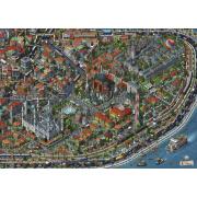 Anatolisches Puzzle Luftaufnahme von Istanbul 3000 Teile