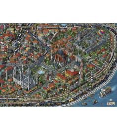 Anatolisches Puzzle Luftaufnahme von Istanbul 3000 Teile