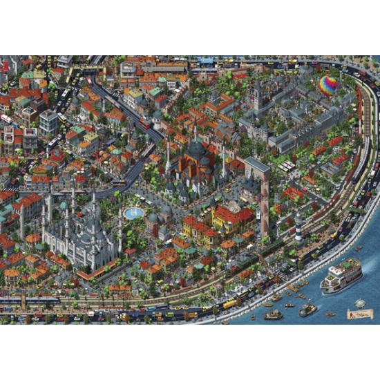 Anatolisches Puzzle Luftaufnahme von Istanbul 3000 Teile Anatolisches Puzzle Luftaufnahme von Istanbul 3000 Teile