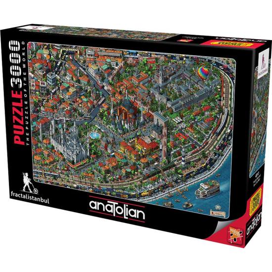 Anatolisches Puzzle Luftaufnahme von Istanbul 3000 Teile Anatolisches Puzzle Luftaufnahme von Istanbul 3000 Teile