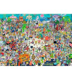 Wassermann SpongeBob Puzzle 3000 Teile