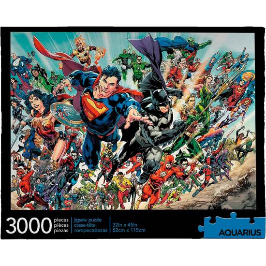 Puzzle Aquarius Heroes DC Comics 3000 Teile Puzzle Aquarius Heroes DC Comics 3000 Teile