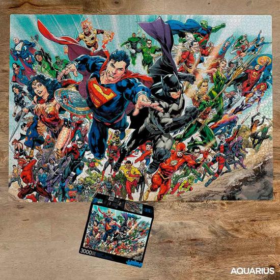 Puzzle Aquarius Heroes DC Comics 3000 Teile Puzzle Aquarius Heroes DC Comics 3000 Teile