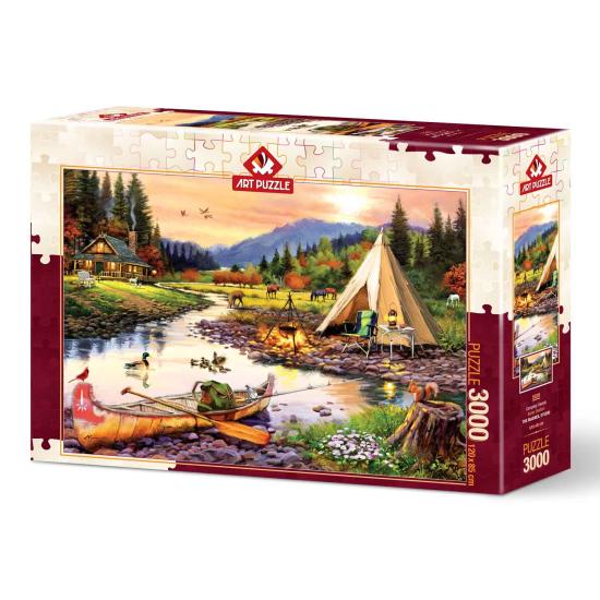 Puzzle Art Camping Friends Puzzle 3000 Teile