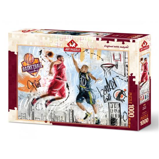 Puzzle Art Street Basketball Puzzle 1000 Teile