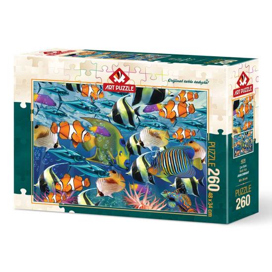 Puzzle Art Puzzle Schule tropischer Fische 260 Teile
