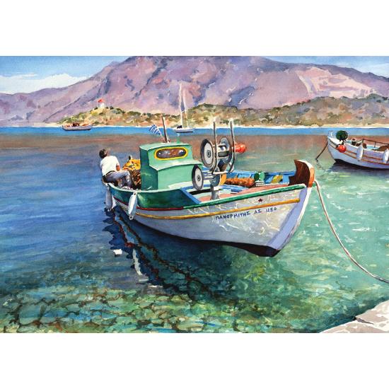 Puzzle Art 500-teiliges Fischerboot-Puzzle
