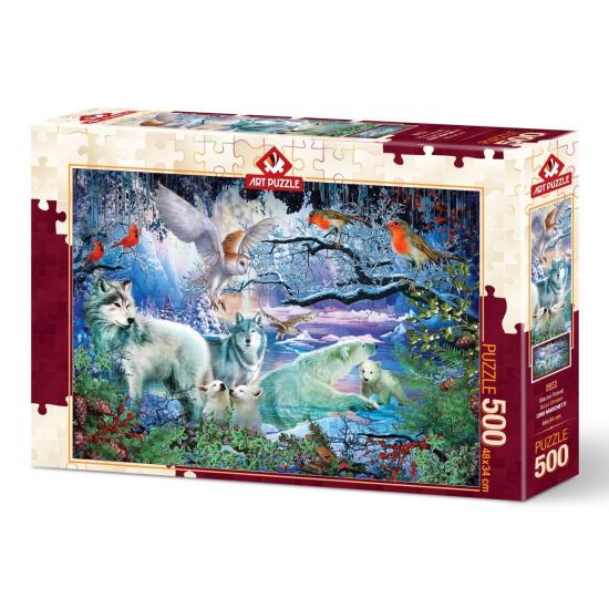 Puzzle Art Glacier Forest Puzzle 500 Teile