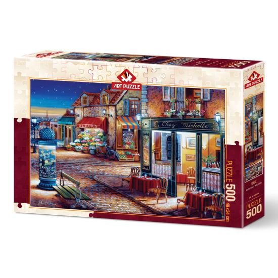 Puzzle Art Puzzle Cafe Chez Michelle 500 Teile