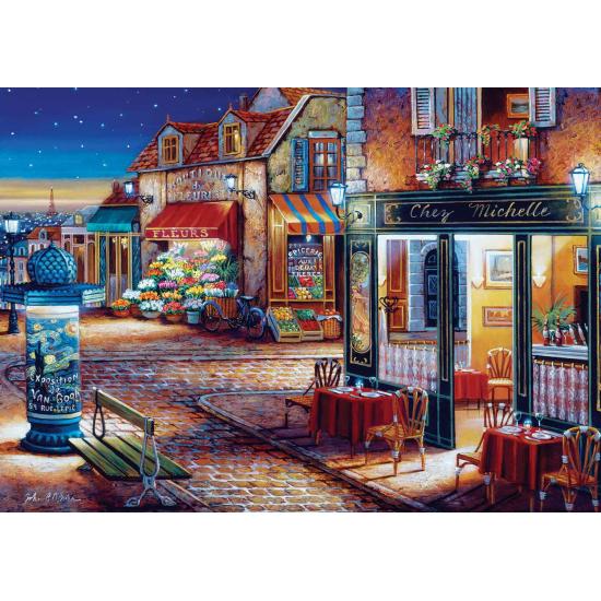 Puzzle Art Puzzle Cafe Chez Michelle 500 Teile
