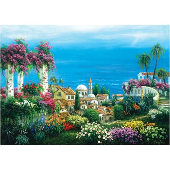 Puzzle Art Puzzle Landhaus am Seeufer 3000 Teile