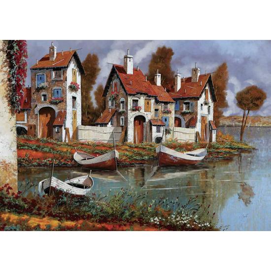 Puzzle Art Puzzle House in Cerchio, Italien 1000 Teile