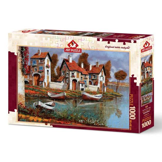 Puzzle Art Puzzle House in Cerchio, Italien 1000 Teile