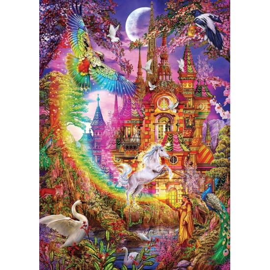 Puzzle Art Rainbow Castle Puzzle 500 Teile