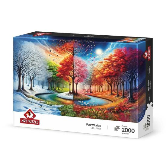 Puzzle Art Puzzle Vier Welten 2000 Teile