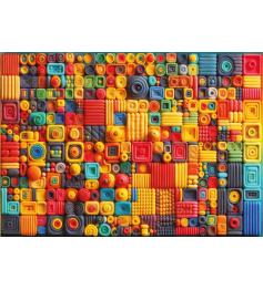 Puzzle Art Puzzle Verrückte Würfel 1000 Teile