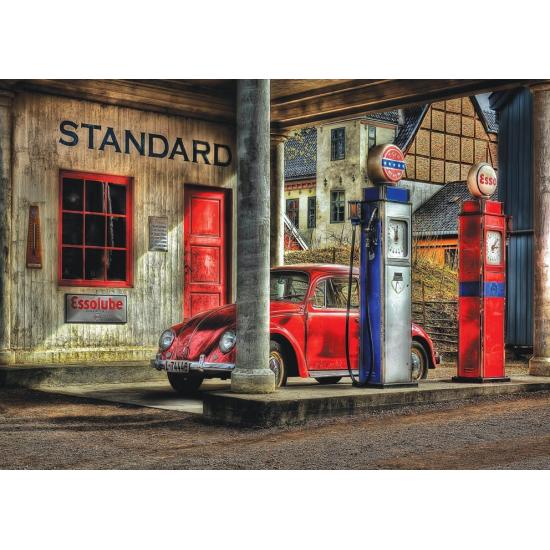 Puzzle Art Holzpuzzle Die Tankstelle 1000 Teile