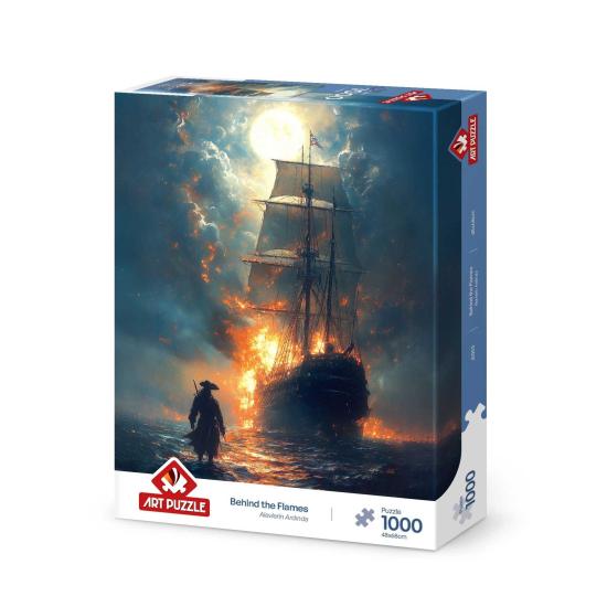 Puzzle Art Puzzle Hinter den Flammen 1000 Teile