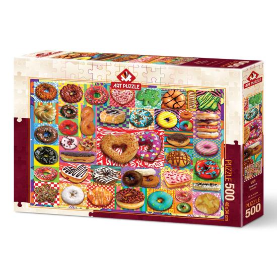 Puzzle Art Puzzle Donuts 500 Teile