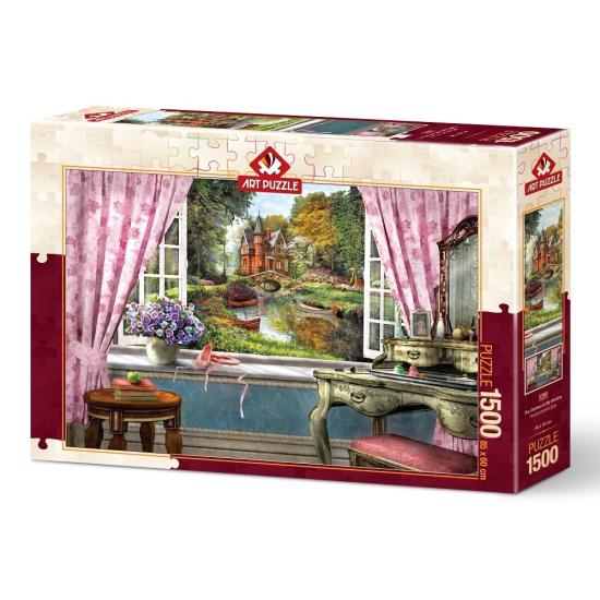 Puzzle Art Puzzle Das Schloss aus meinem Fenster 1500 Teile
