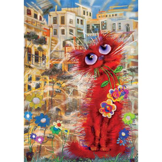 Puzzle Art Puzzle Die rote Katze 260 Teile