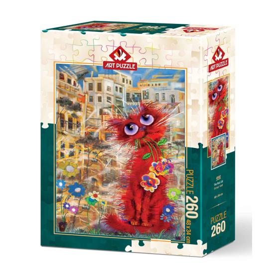 Puzzle Art Puzzle Die rote Katze 260 Teile