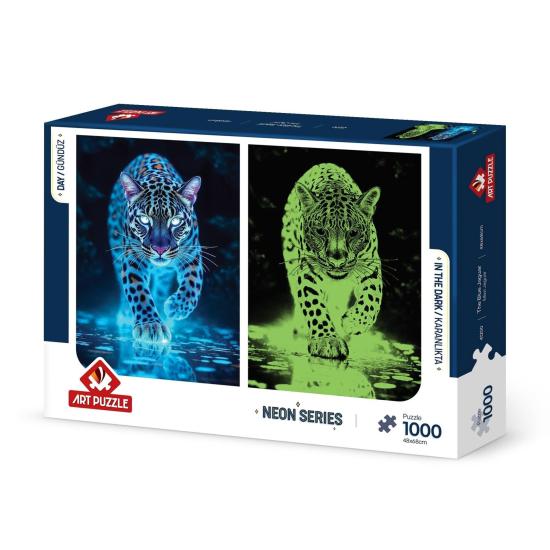 Puzzle Art Puzzle Der Blaue Jaguar 1000 Teile