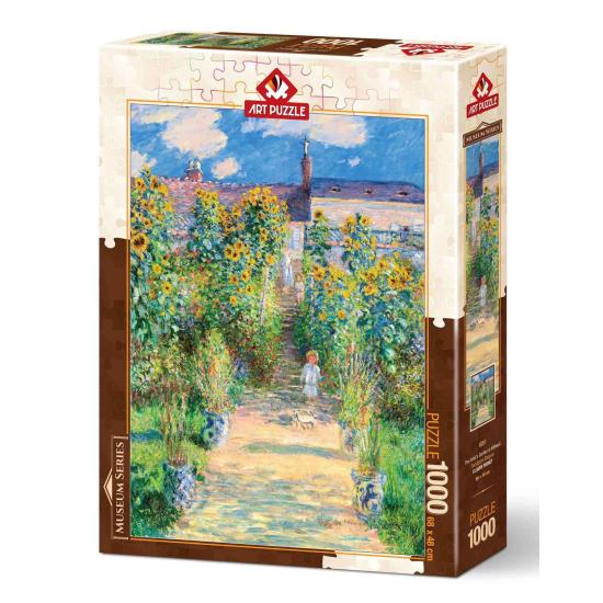 Puzzle Art Puzzle Der Garten des Künstlers in Vétheuil mit 1000