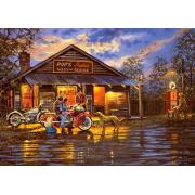 Puzzle Art Puzzle Der Motorradfahrer 1000 Teile