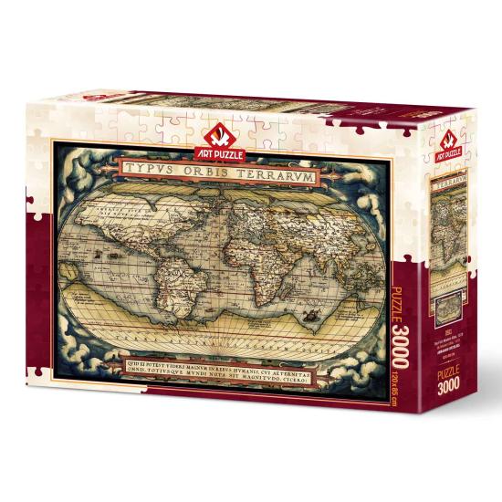 Puzzle Art Puzzle Der erste moderne Atlas, 1570 von 3000 Teilen Puzzle Art Puzzle Der erste moderne Atlas, 1570 von 3000 Teilen