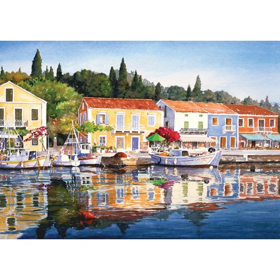 Puzzle Art Puzzle Der Hafen von Griechenland 1000 Teile