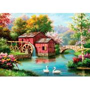 Puzzle Art Puzzle Die alte rote Mühle 1000 Teile