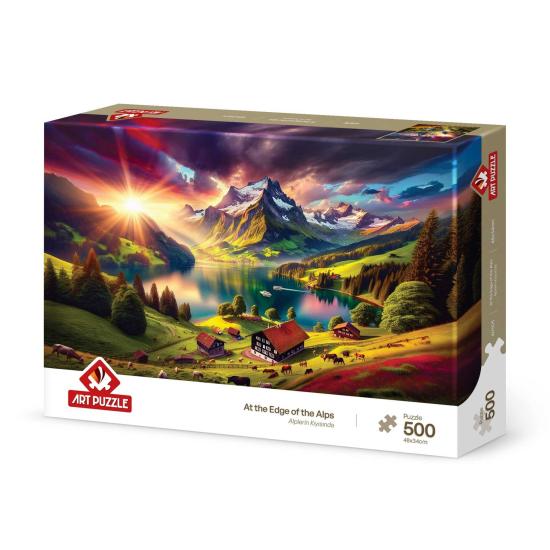 Puzzle Art Puzzle Am Rande der Alpen 500 Teile