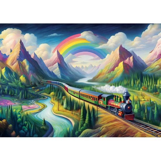 Puzzle Art Rainbow Express Puzzle 260 Teile