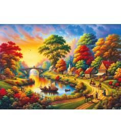 Puzzle Art Puzzle Riverside Festival 1500 Teile