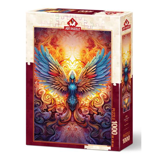 Puzzle Art Buntes Phoenix-Puzzle mit 1000 Teilen