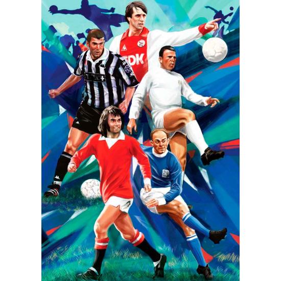 Puzzle Art Legendäre Fußballer-Puzzle mit 1000 Teilen