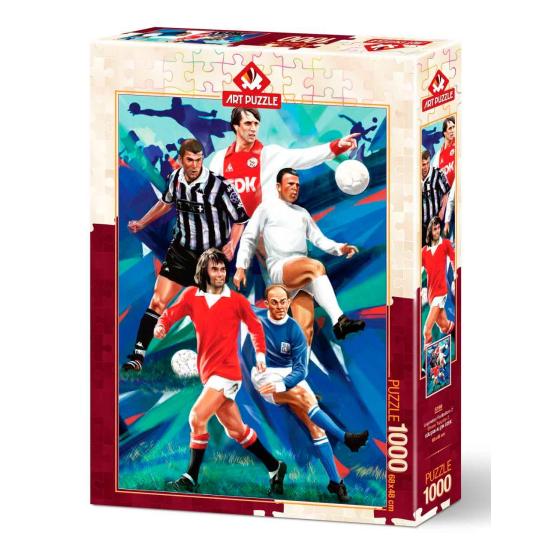 Puzzle Art Legendäre Fußballer-Puzzle mit 1000 Teilen