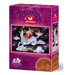 Puzzle Art 100-teiliges Steinbock-Horoskop-Puzzle