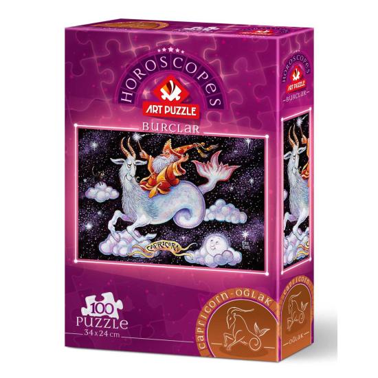 Puzzle Art 100-teiliges Steinbock-Horoskop-Puzzle
